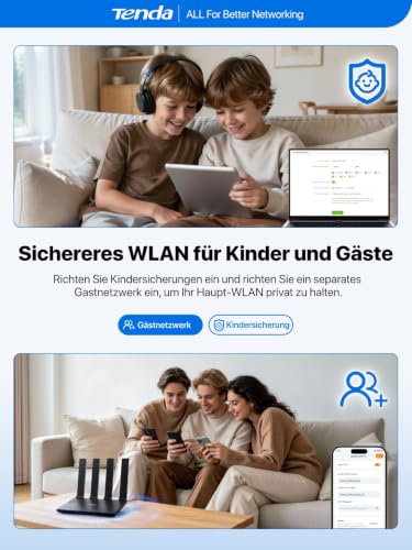 Tenda 4G WLAN Router mit SIM Karte LTE Cat4 N300 Modem 4G03 Pro V2.0