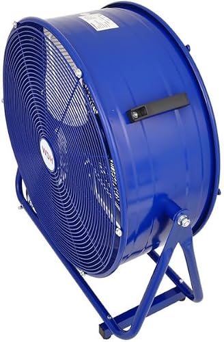 Aktobis Trommelgebläse WDH-TG60L Industrieventilator, Ø 60 cm, blau | Industrieventilator, Ø 60 cm, blau 5.900 m³/h, Spritzwassergeschützt (IP24)