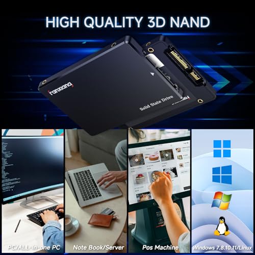 fanxiang S101Q 512GB SATA III SSD 2,5 Zoll Interne Festplatte für PC Laptop