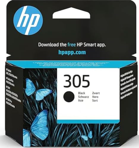 HP 305 Original Negro 1 pieza(s), Schwarz | Tinte für HP DeskJet serie 2700, 4100, HP Envy serie 6020, 6030, 6420, 6430, ~120 Seiten (3YM61AE)