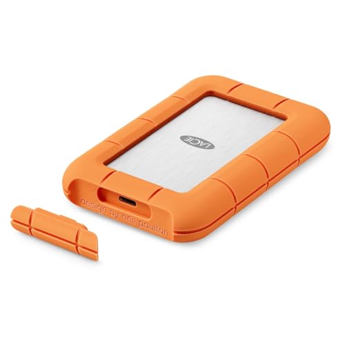 LaCie Rugged SSD4 1TB, 40Gbps USB-C, Orange, Data Rescue Service (STND1000400)