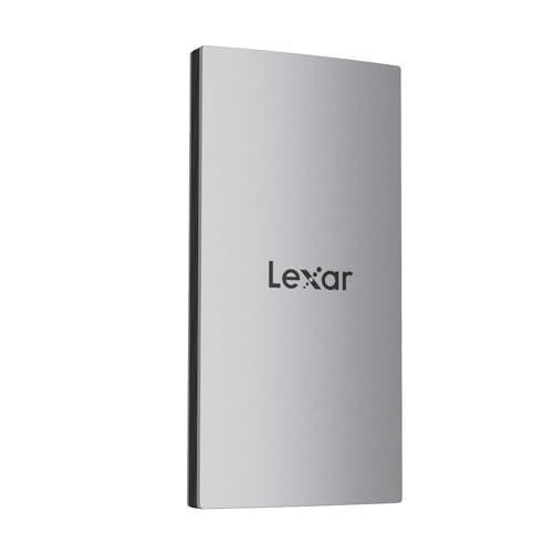 Lexar Externe SSD 2TB, USB 3.2 Gen2 Portable SSD, bis zu 1050 MB/s Lesen, 1000 MB/s Schreiben, Tragbare SSD für iPhone17-Serie/Mac/PS5/XBOX/Laptop/PC und Spielkonsole