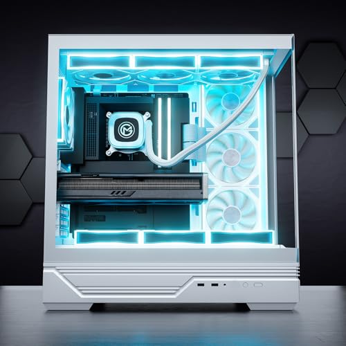 GameMachines Apex Snow Edition - Gaming PC - Wasserkühlung - AMD Ryzen 7 5700X - NVIDIA RTX 5060 Ti 8GB - 1000GB SSD - 32GB DDR4 (Nicht RGB) - ASUS ROG Strix Mainboard - WLAN - Windows 11 Pro