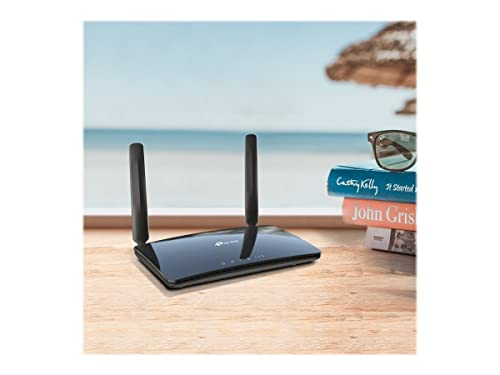 TP-Link Archer MR400 AC1200 Dualband 4G LTE WLAN Router (150 Mbit/s im Download, simultanes Dualband, 300 Mbit/s(2,4GHz) + 867 Mbit/s(5GHz), frei konfigurierbarer LAN/WAN-Port) schwarz