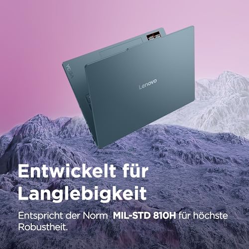 Lenovo Yoga Pro 7 Laptop | Copilot+PC | 14.5" 3K OLED Display | AMD Ryzen AI 9 365 | 32GB RAM | 1TB SSD | AMD Radeon GPU | Win11 Pro | QWERTZ Beleuchtet | Tidal Teal | 3 Monate Premium Care