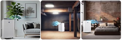 Berdsen Mobiles Klimagerät 5-in-1-14000 BTU - Kühlung, Heizung, Entfeuchtung, Ventilation, Schlafmodus - Tuya Smart App - Energieeffizient