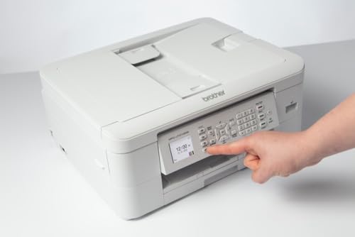 Brother MFC-J1010DW 4-in-1 Farbtintenstrahl-Multifunktionsgerät (Drucker, Scanner, Kopierer, Fax) Weiss 400 x 172 x 343 mm