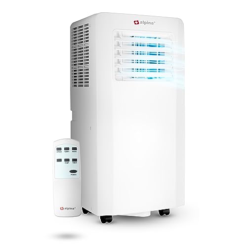 Alpina Mobiles Klimaanlage A007G - Luftentfeuchter - Luftreiniger - Ventilator - 11000 BTU - Timer - Fernbedienung