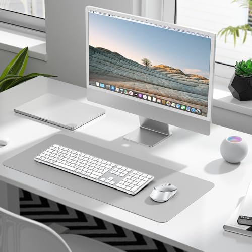 OMOTON Mac Tastatur Maus Set Kabellose, Wiederaufladbar, DE Layout | Bluetooth Funktastatur maus für MacBook Air/ Pro/iMac/iMac Pro/Mac mini, Ergonomisch, Multi-Gerät, Leises Tippen