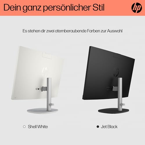 HP All-in-One-PC, 23,8" FHD-Touchscreen, AMD Ryzen 5 7520U, 16 GB DDR4 RAM, 512 GB SSD, AMD Radeon-Grafik, Windows 11 Home, QWERTZ, Weiß