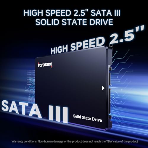 fanxiang S101Q 512GB SATA III SSD 2,5 Zoll Interne Festplatte für PC Laptop