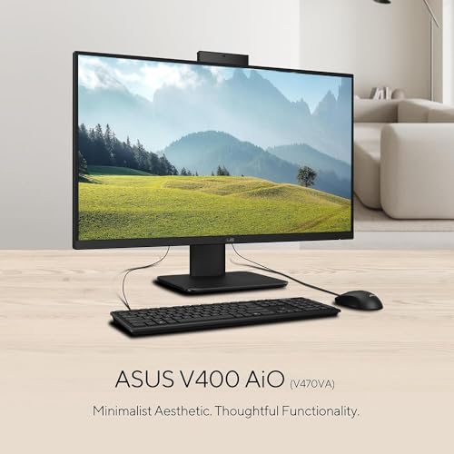 ASUS V470 27 Zoll Touchscreen All-in-One Desktop FHD Anti-Glare Intel Core i5 13420H 16GB DDR5 1TB SSD Windows 11 Home Wired Keyboard Mouse 12 Monate CPS