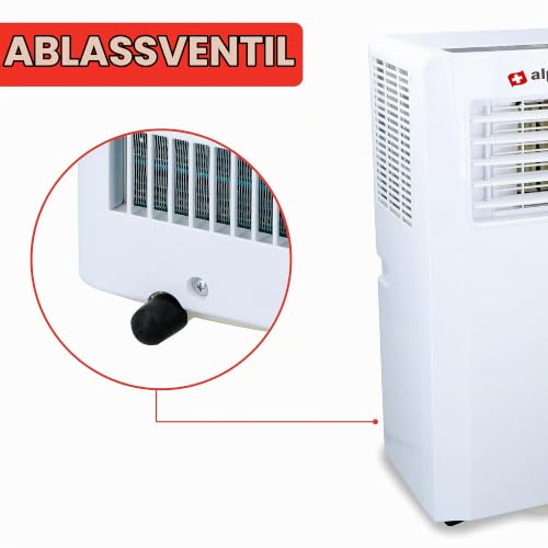 Alpina Mobiles Klimaanlage A007G - Luftentfeuchter - Luftreiniger - Ventilator - 11000 BTU - Timer - Fernbedienung