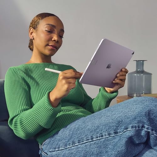 Apple 13" iPad Air (M2): Liquid Retina Display, 1 TB, 12 MP Querformat Frontkamera/12 MP Rückkamera, WLAN 6E und 5G Mobilfunk mit eSIM, Touch ID, Batterie für den ganzen Tag – Blau