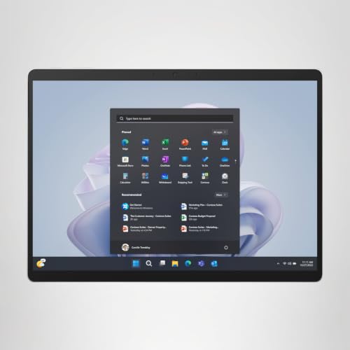Microsoft Surface Pro 9 2-in-1-Laptop, 33 cm (13 Zoll), i7-1265U, 16 GB RAM, silberfarben