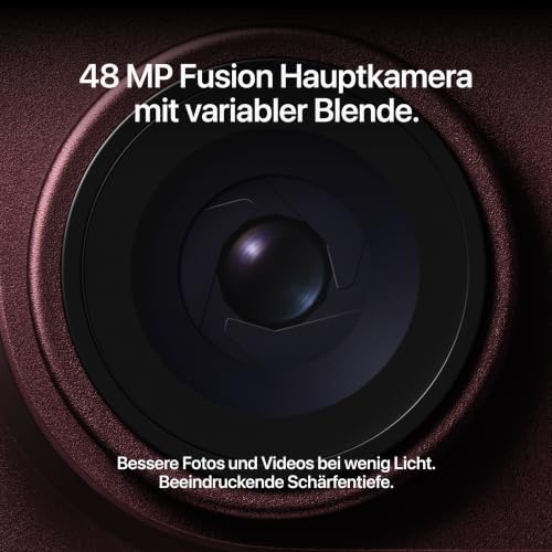 Apple iPhone 18 Pro 256 GB - Burgunder | 6,3" Super Retina XDR Display mit ProMotion, Batterie für den ganzen Tag, 48 MP Fusion Hauptkamera mit variabler Blende