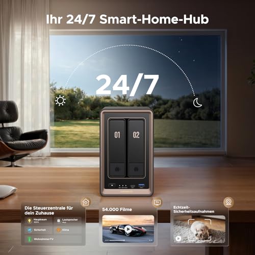 UGREEN NASync DXP2800 GT 2 Bay NAS für Smart Home und Creator (ohne HDD)