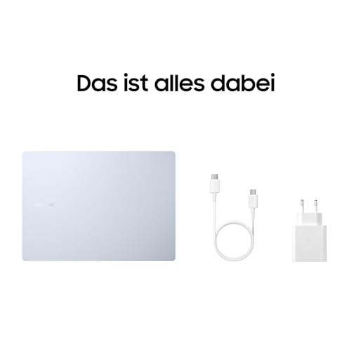 Samsung Galaxy Book4 Edge Galaxy AI-Laptop, 16-Zoll-Display, 16GB RAM, Snapdragon X Elite Pro Prozessor, Notebook 1TB Speicher, Copilot+ PC, Sapphire Blue, 3 Jahre Herstellergarantie
