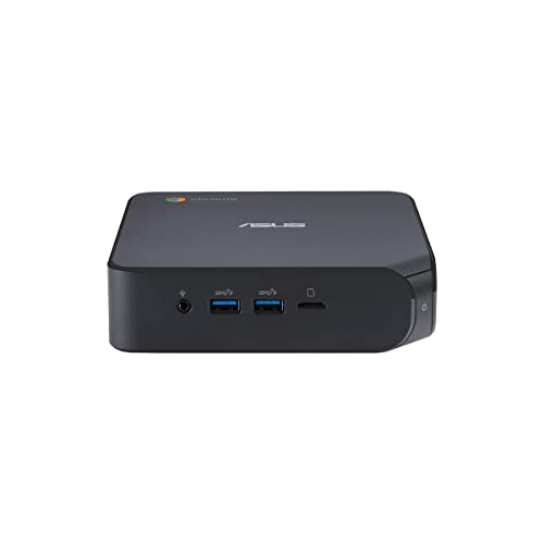 ASUS CHROMEBOX4-G3006UN Mini Desktop PC (Intel Core i3-10110U, integrierte Intel HD Grafik, 4GB DDR4 Speicher, 128GB M.2 SATA SSD, Chrome OS) schwarz