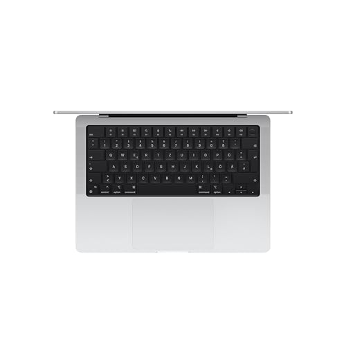 Apple 2024 MacBook Pro Laptop mit M4 Pro Chip mit 12-Core CPU und 16-Core GPU: 14,2" Liquid Retina XDR Display, 24 GB gemeinsamer Arbeitsspeicher, 512 GB SSD Speicher; Silber