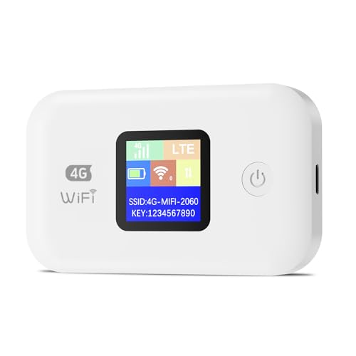 JICICUXI Mobiler WLAN-Router, 4G/5G LTE, tragbar, WLAN, mobiler Access Point, kompatibel mit Allen Europäern
