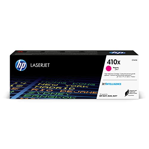 HP CF413X Toner, XL, Magenta | Funktioniert mit diesen HP Druckern: Color LaserJet Pro, M377dw, M452dw, M477fdw, M452dn, M452nw, M477fdn, M477fnw Serie