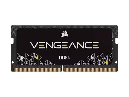 Corsair Vengeance SODIMM 16GB (1x16GB) DDR4 Bis zu 3200MHz CL22 Speicher für Laptop/Notebooks - Schwarz