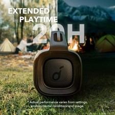soundcore Anker Motion Boom Plus Bluetooth Lautsprecher, Tragbar Regular, Schwarz