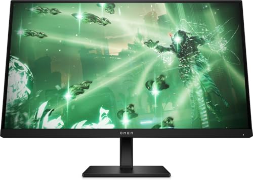 HP Omen 27q Gaming Monitor - 27 Zoll Bildschirm, QHD Display, 165Hz, AMD FreeSync Premium, 1 ms Reaktionszeit, 2X HDMI 2.0, Display Port 1.4, Audioausgang, schwarz
