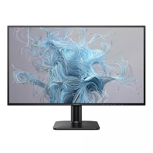 PHILIPS 27E2N1110 27 Zoll FHD Monitor, 120Hz, IPS, 1ms MPRT Adaptive Sync (1920x1080,HDMI 1x 1.4,DP) Schwarz/Rot