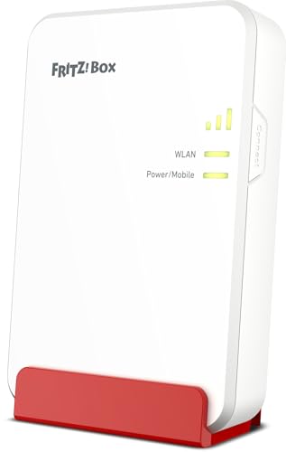 FRITZ!Box 6860 5G | Router für Indoor & Outdoor | Wi-Fi 6 bis zu 3 GBit/s | 5G-Mobilfunk-Router Indoor & Outdoor, staub- & spritzwassergeschützt, Dualband WLAN (2,4/5 GHz), WLAN Mesh, Made in Europe