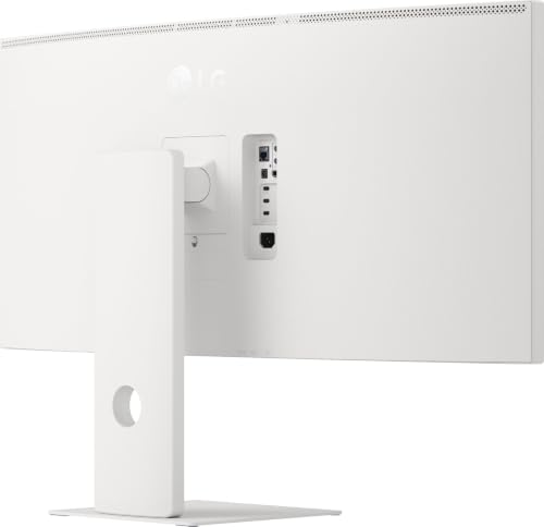LG UltraWide 40U990A-W.AEU (40 Zoll) 21:9 Curved 5K2K Nano IPS Black Monitor, 120Hz, AMD FreeSync Premium, DisplayHDR 600, Thunderbolt 5, HDMI 2.1, Weiß