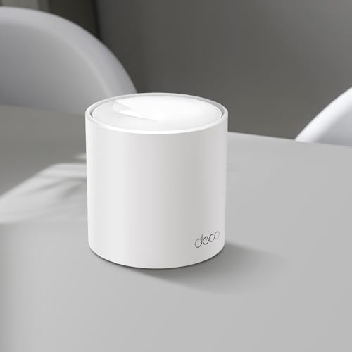 TP-Link Deco X1500 Mesh WLAN Set (2 Pack), Wi-Fi 6 AX1500 Dual Band Router & Repeater, 2X Gigabit Ports für Jede Einheit, empfohlen für Häuser mit 3-4 Schlafzimmern, Umfassender Jugendschutz, WPA3