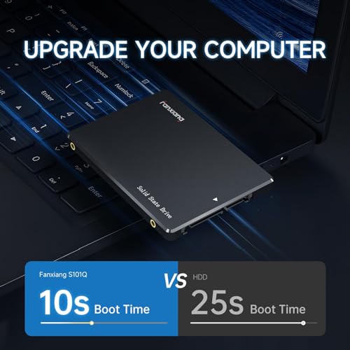 fanxiang S101Q 512GB SATA III SSD 2,5 Zoll Interne Festplatte für PC Laptop