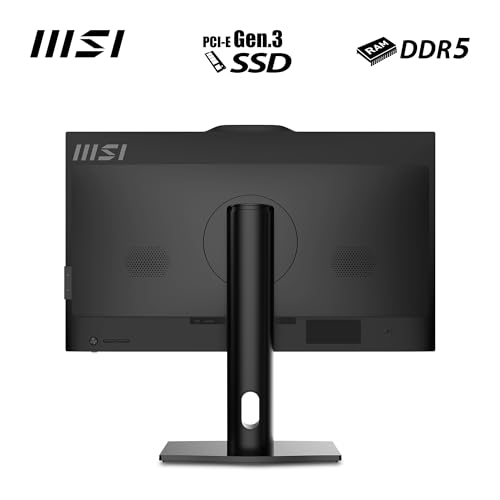 MSI PRO AP242P 14M-635DE AIO Desktop PC, 23,8 Zoll FHD IPS 100 Hz Bildschirm, i5-14400, 8 GB DDR5 RAM, 512GB PCIe NVMe SSD, WiFi 6E, Webcam - Tastatur, Maus, Windows 11 Pro - schwarz