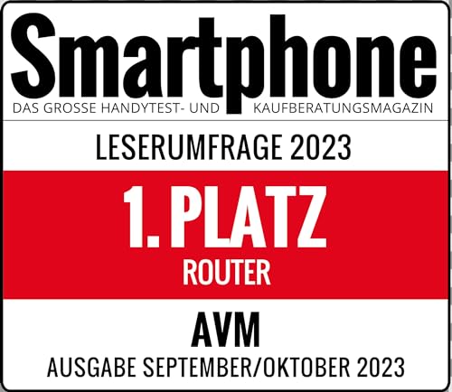 AVM Fritz!Box 7530 AX WI-FI 6 Router (DSL/VDSL,1.800 MBit/s (5GHz)&600 MBit/s (2,4 GHz),bis zu 300 MBit/s mit VDSL-Supervectoring 35b,WLAN Mesh, DECT-Basis, geeignet für Österreich
