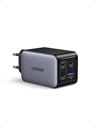 UGREEN Nexode USB C Ladegerät 65W, 4-Port, GaN Netzteil, Mehrfach Charger