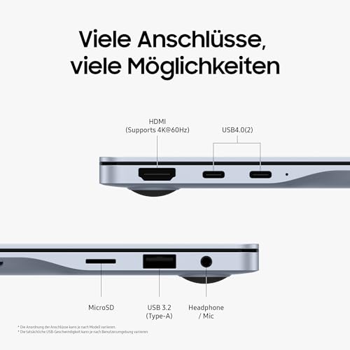 Samsung Galaxy Book4 Edge Galaxy AI-Laptop, 16-Zoll-Display, 16GB RAM, Snapdragon X Elite Pro Prozessor, Notebook 1TB Speicher, Copilot+ PC, Sapphire Blue, 3 Jahre Herstellergarantie