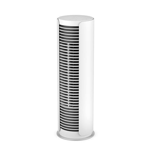Stadler Form Tischventilator Peter little, mit Schwenkfunktion | Natürlicher Brise Modus, 4 Geschwindigkeitsstufen, für Schlafzimmer, Wohnzimmer, Büro, platzsparend, energieeffizient, weiß