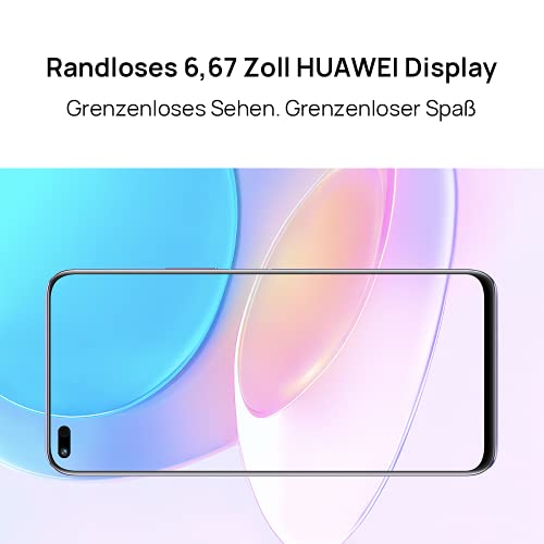 HUAWEI nova 8i Smartphone 6.67 Inches, 66W Supercharge, 64MP 4-Way AI Camera, 6GB RAM + 128GB ROM, 4300 mAh, EMUI 11, [Standard Deutsche Version] 30 Monate Garantie, Moonlight Silver