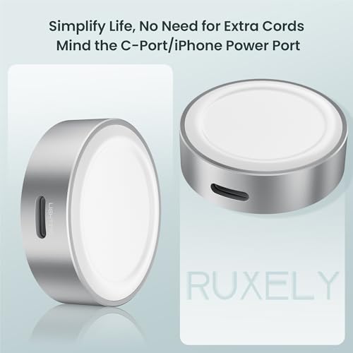 RUXELY Magnetisches Ladegerät 5W für Apple Watch 12,USB C Charger Adapter