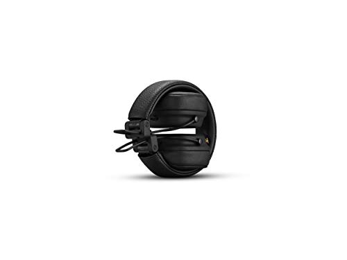 Marshall Major IV On Ear Bluetooth Kopfhörer, Kabelloser Ohrhörer, Faltbar, 80 Stunden kabellose Akkukapazität - Schwarz