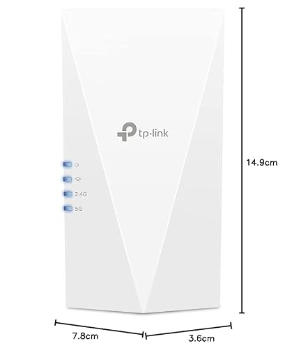 TP-Link RE500X WiFi 6 WLAN Verstärker Repeater AX1500 (1200 Mbit/s 5GHz, 300 Mbit/s 2,4GHz, Gigabit-Port, kompatibel mit Allen WLAN-Routern inkl. Fritzbox)