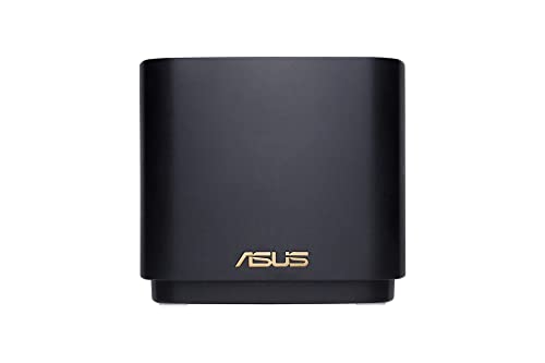 ASUS ZenWiFi XD4 Plus 2er Set AX1800 Whole-Home Mesh WiFi 6 System kombinierbarer Router (bis zu 306m² Abdeckung, AiMesh, AiProtection, Wandbefestigung, App Steuerung) schwarz
