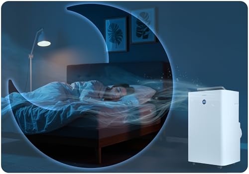 Berdsen Mobiles Klimagerät 5-in-1-14000 BTU - Kühlung, Heizung, Entfeuchtung, Ventilation, Schlafmodus - Tuya Smart App - Energieeffizient