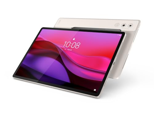 Lenovo Yoga Tab Plus Tablet AI 12,7" 16 GB 256 GB Android Seashell | 12.7 Zoll 3K Display | Qualcomm Snapdragon 8 | 16GB RAM | 256GB Speicher | Android 14 | WiFi7 + BT5.4 | Seashell | inkl.Stift