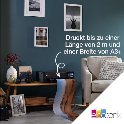 Epson EcoTank ET-8550 Tintentankdrucker | Fotodruck | 6-Farb-Tintensystem | WLAN | A3+ | Drucken, Kopieren, Scannen | 10.9 cm Touchscreen | Duplexdruck | hinterer Papiereinzug