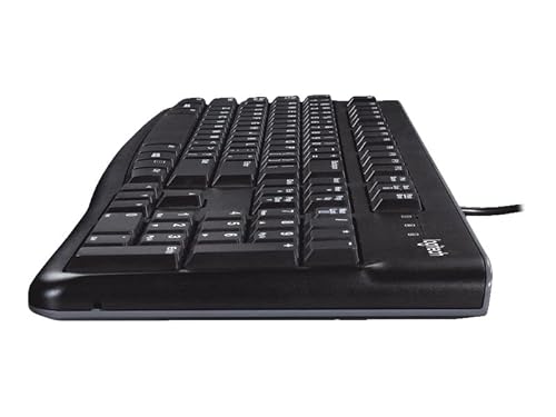 Logitech MK120 Kabelgebundenes Tastatur-Maus-Set | Optische Maus, USB-Anschluss, PC/Laptop, Schweizer QWERTZ-Layout - Schwarz
