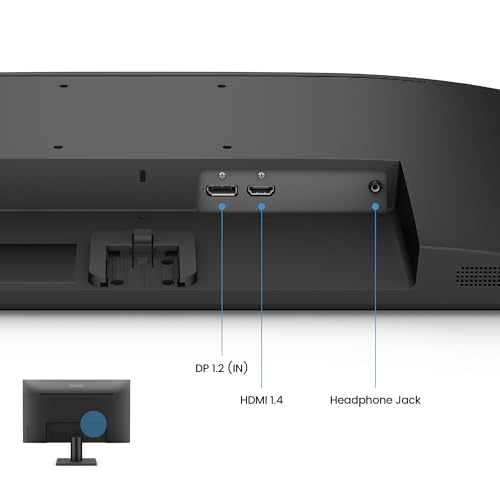 BenQ Moniteur GW2491E 24 Zoll 1080p FHD, 100 Hz, IPS, Eye-Care, HDMI, DisplayPort, Bordure Ultra Fine, Certifié TUV, Flicker-Free, Low Blue Light Plus, Eye-CareU