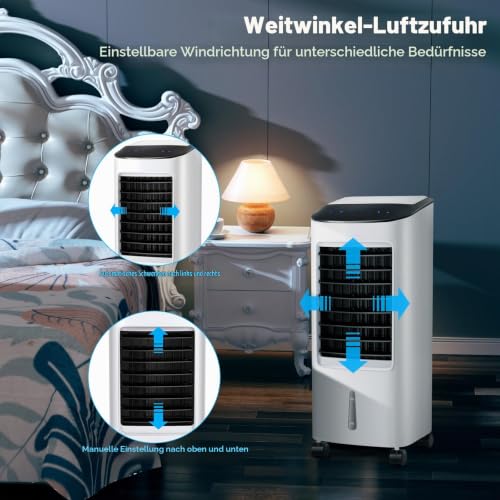 SOARS Mobile Klimaanlage ohne Abluftschlauch, 3-in-1 Luftkühler mit 7L Wassertank